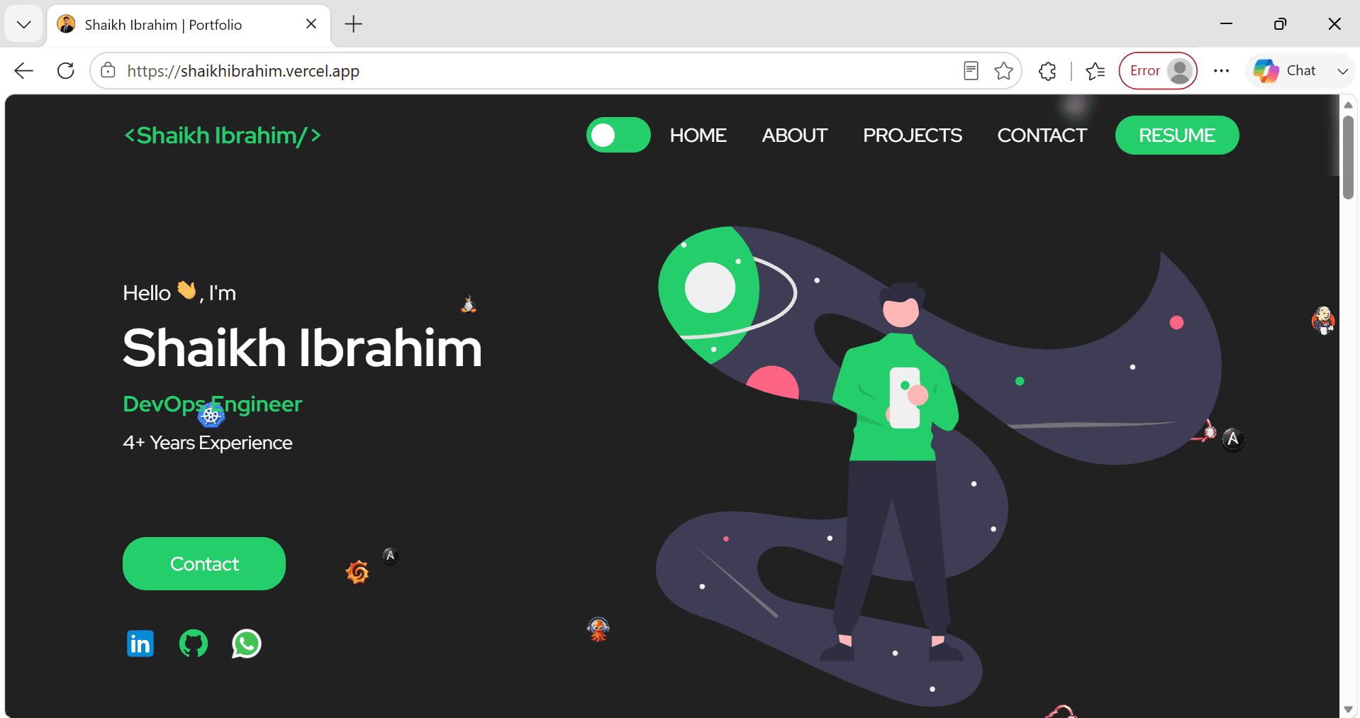 Portfolio Website Development